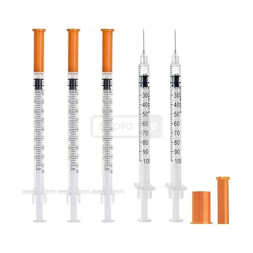 Disposable Insulin Syringe 1ml/U-100 1*100pcs